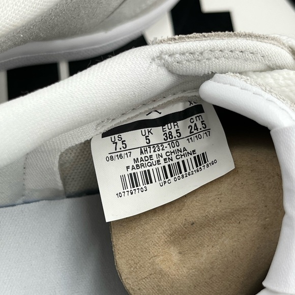 Size 7.5 - Air Jordan 1 Retro Low NS No Swoosh Triple White - Picture 6 of 7